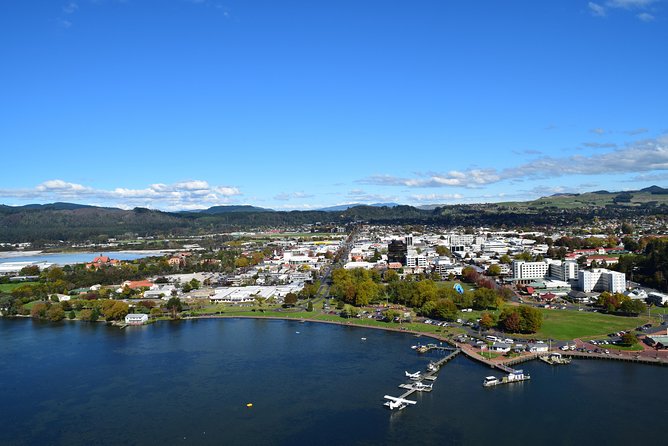 15-Minute Crater Lakes Flight by Floatplane from Rotorua - Rotorua from the Lakefront up