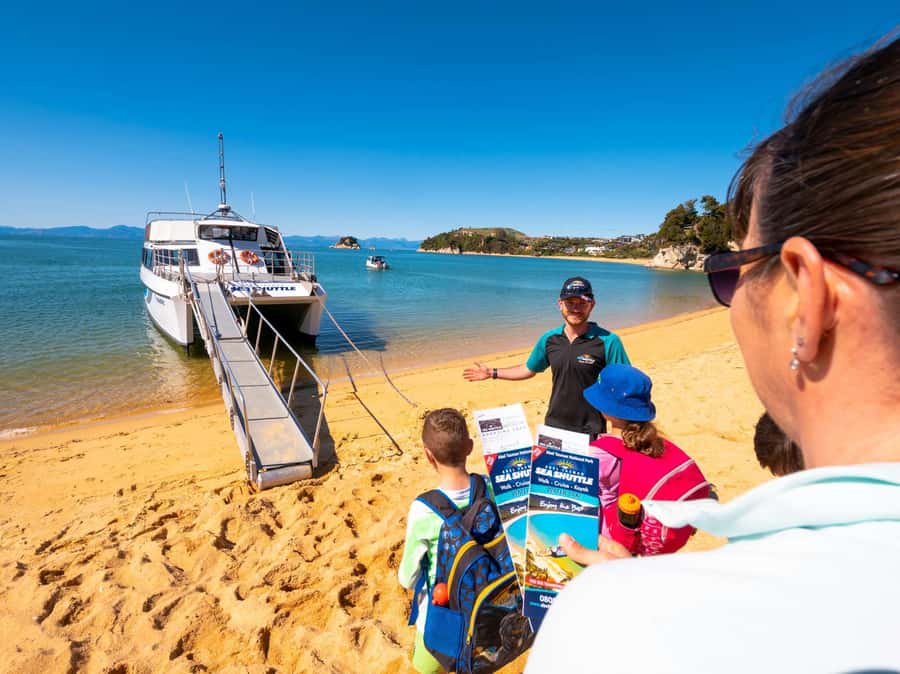 Abel Tasman National Full Park Scenic Cruise - Golden beaches, Anchorage, and Medlands