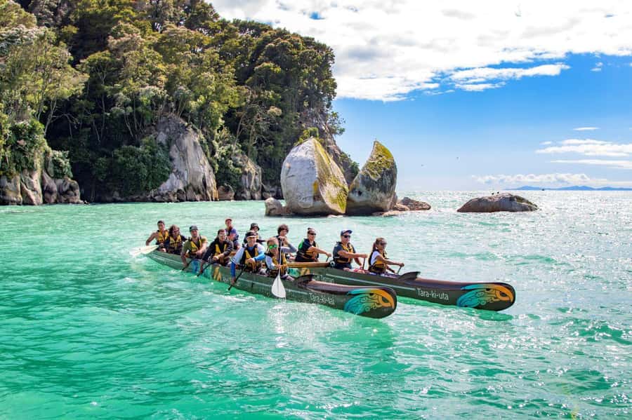 Abel Tasman National Park: Waka & Walk Tour - The Nelson pickup and one-hour ride