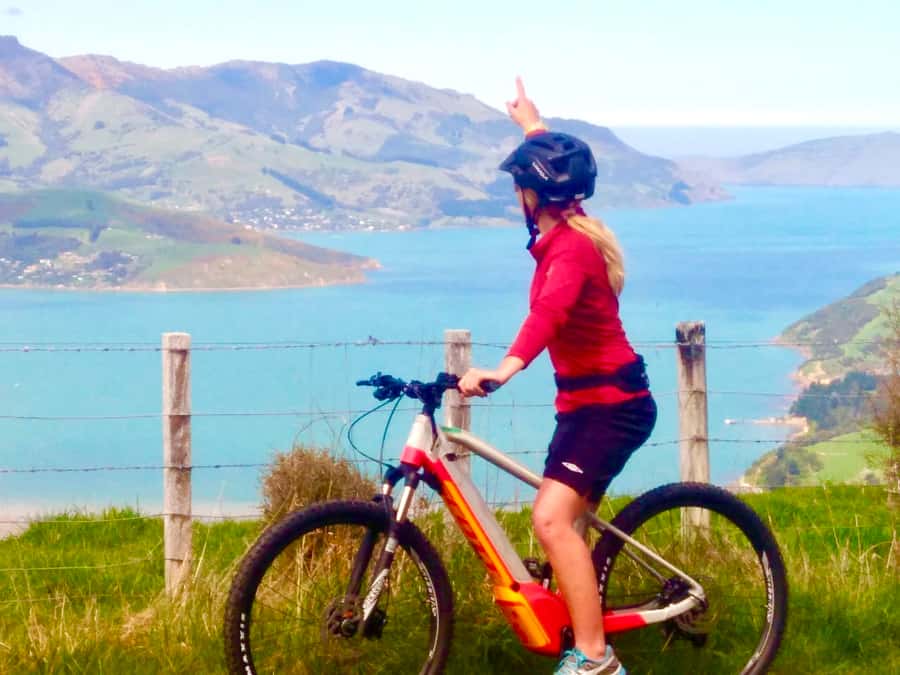 Akaroa Explorer: Guided Electric Mountain Bike Tour - Akaroa Lighthouse and Maori cultural places