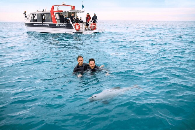 Akaroa Swim with Dolphins Tour from Christchurch - Boarding the Akaroa harbour cruise