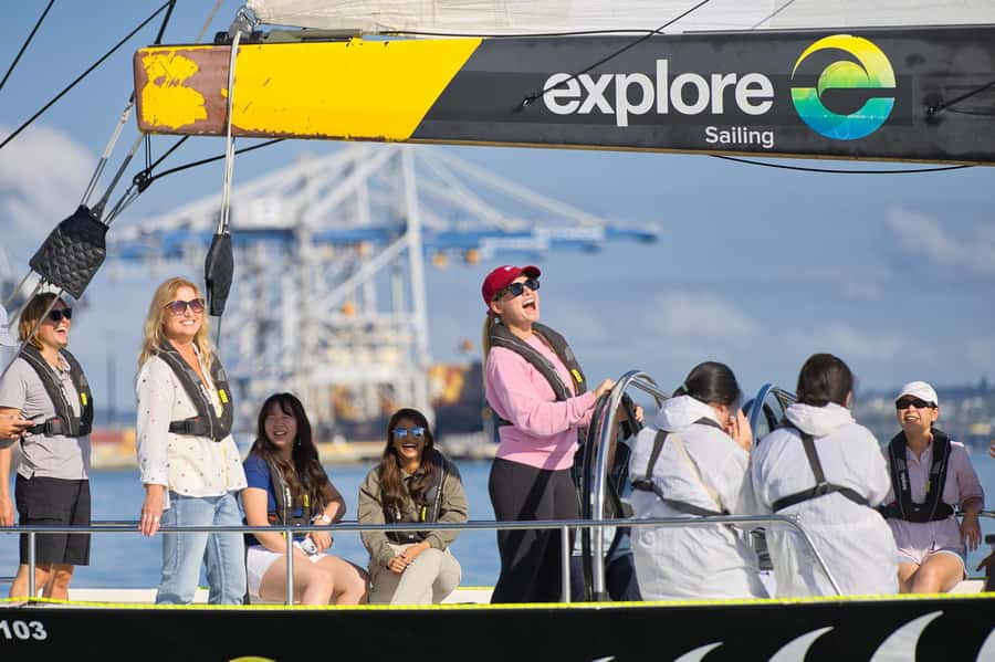 America’s Cup 2-Hour Sailing Experience Waitemata Harbour - The crew and the tone aboard