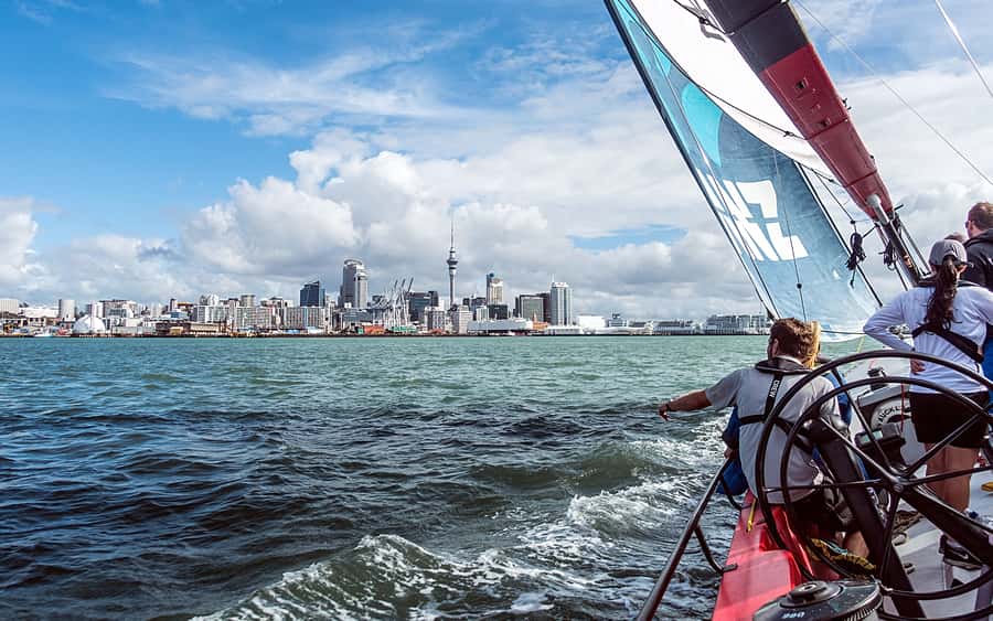America’s Cup 2-Hour Sailing Experience Waitemata Harbour - Meeting the boat at Viaduct Harbour