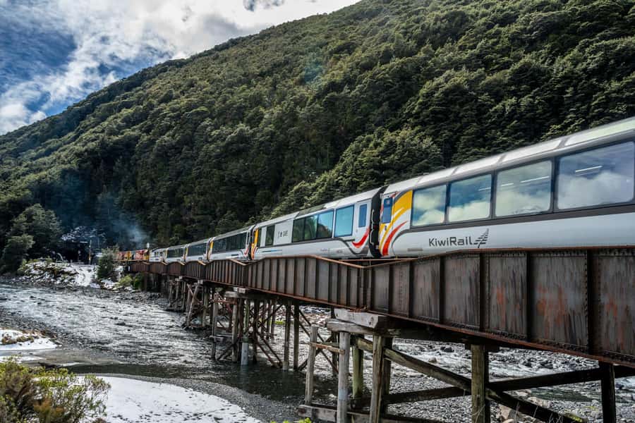Arthur’s Pass Tour From Christchurch via CHC-GRZ TranzAlpine - Greymouth, Cobden, and the West Coast side