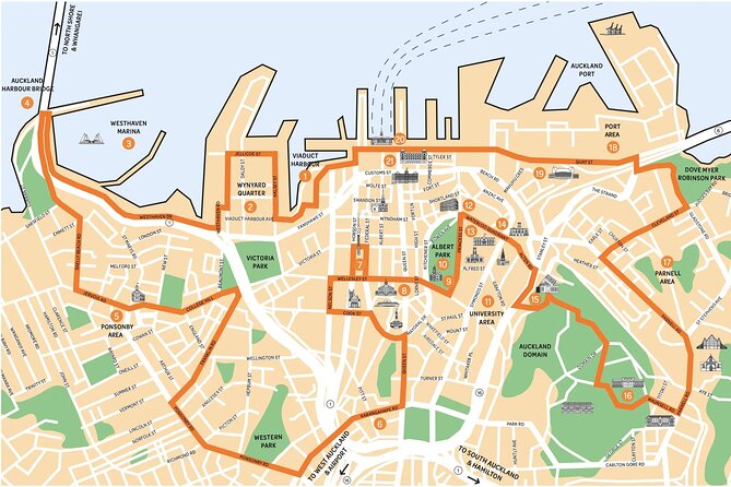 Auckland City Highlights Tour by Car or Van - The University District and Parnell