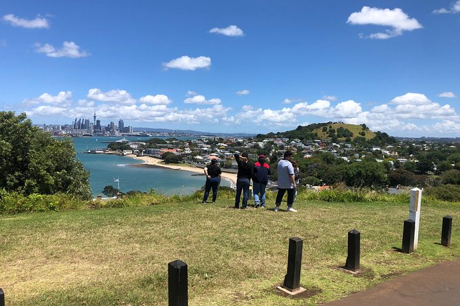 Auckland City Private Tour for Couples. Be chauffeur driven with added extras. - Bastion Point brings harbour views and Māori context