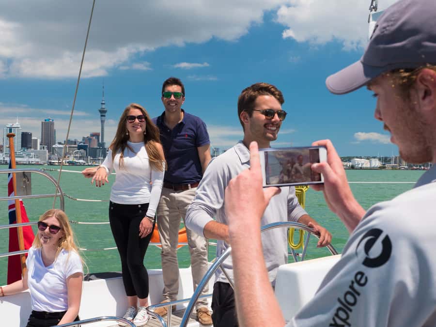 Auckland Harbour 1.5-Hour Sailing Cruise - Coffee, tea, hot chocolate, and a cookie