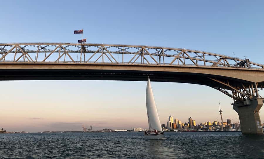 Auckland: Harbour Sailing Cruise with 3-Course Dinner - City Views, Harbour Bridge, and Evening Light