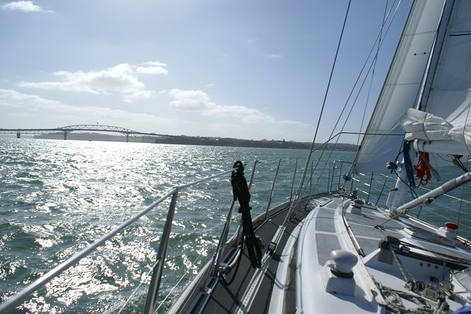 Auckland Harbour Sailing Experience - Westhaven Marina and the working side of the harbor