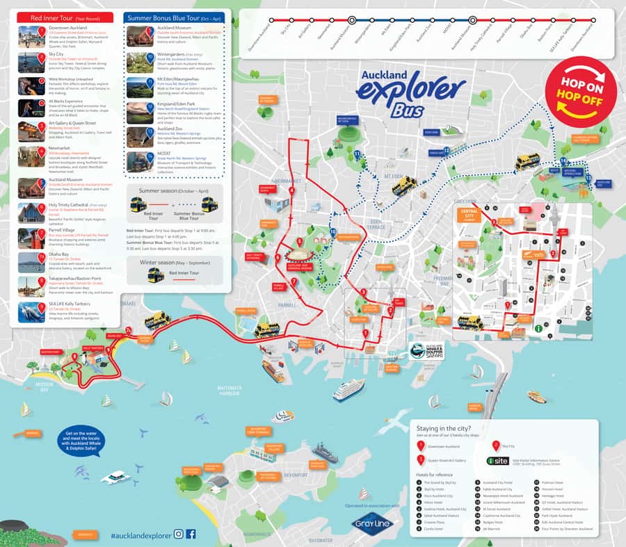 Auckland: Hop-On Hop-Off Explorer Bus Ticket - Commentary, staff, and comfort on board