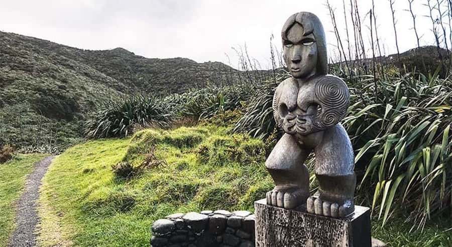 Auckland: Piha Beach, Rainforest, & Mount Eden Private Tour - Walking under kauri and nikau palms