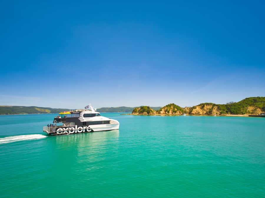 Auckland: Rotoroa Island and Man O'War Vineyard Combo Tour - The Auckland departure and 75-minute cruise