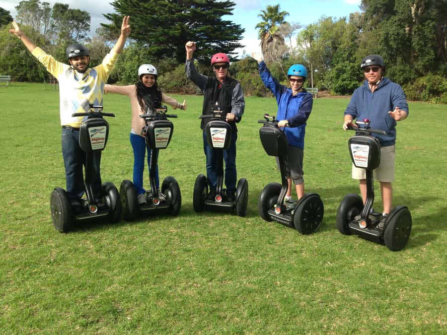 Auckland: Segway Tour to Mount Victoria - Learning to ride before the tour begins