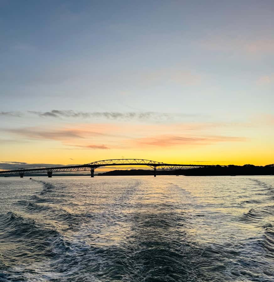 Auckland Sunset Harbour Cruise - Live commentary without a heavy tour format