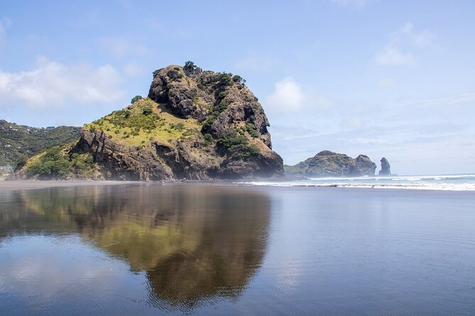 Auckland West Coast Half-Day Private Tour - Lion Rock, cliffs, and wide coastal views