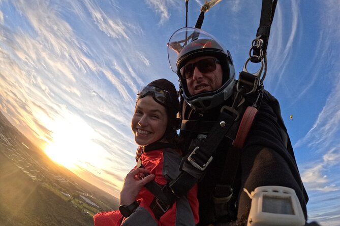 Bay of Islands: 12,000ft Skydive - The safety briefing and tandem setup
