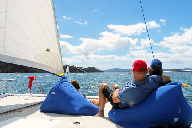 Bay of Islands: Day Sailing Cruise with Island Stop and Lunch - Two hours in a sheltered island bay
