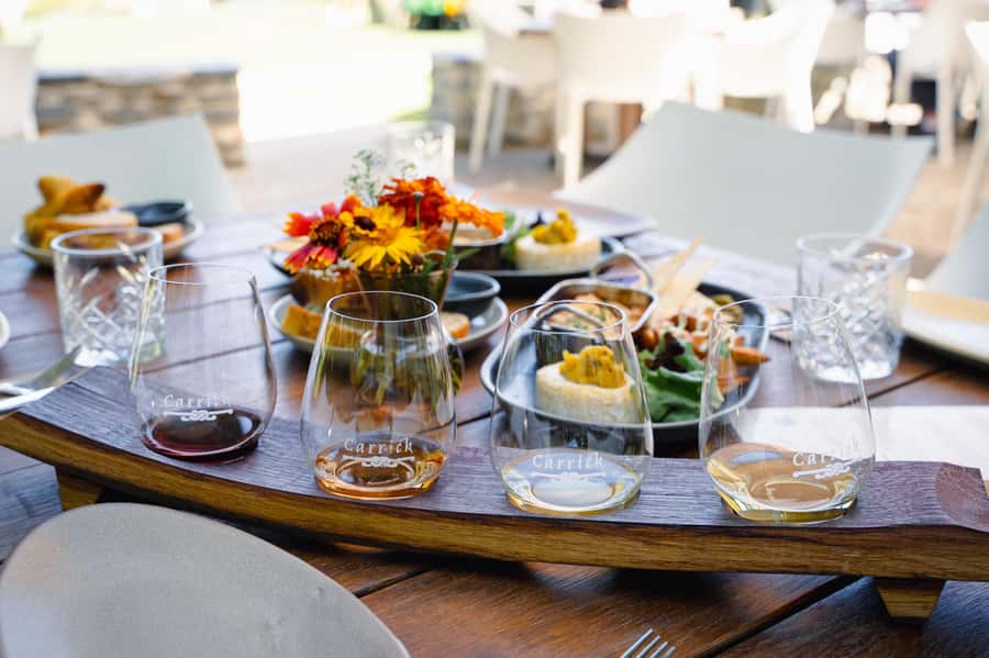 Boutique Winery Half-Day Tour & Vineyard Platter-Style Lunch - Carrick Winery and the platter lunch