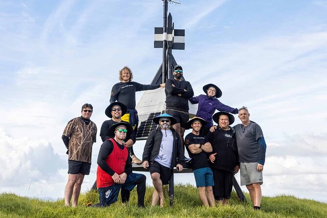 Browns Island Motukorea Sea Kayak Tour - The aviation story at the summit