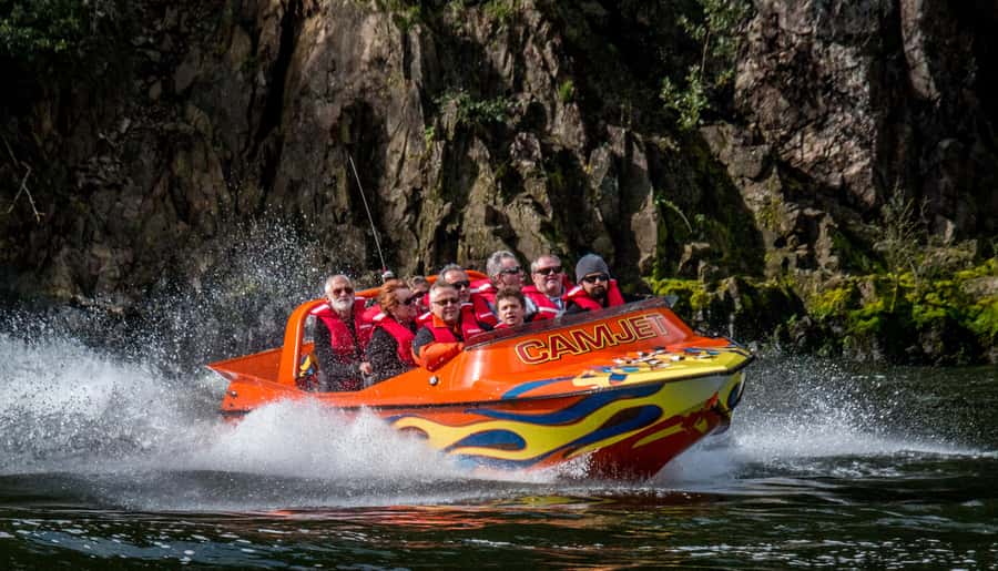 Cambridge, Matamata, Waitomo: 1-Hour Ecological River Cruise - Waterfalls beneath the Karapiro cliffs