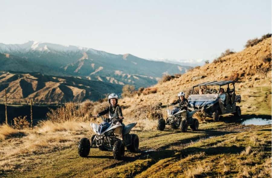 Cardrona Valley: Mountain Quad Bike Experience - Riding into Cardrona Valley on four wheels