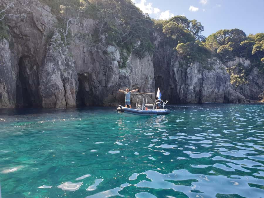 Cathedral Cove Marine Reserve: Snorkeling Boat Trip - Guidance from scuba-instructor skippers