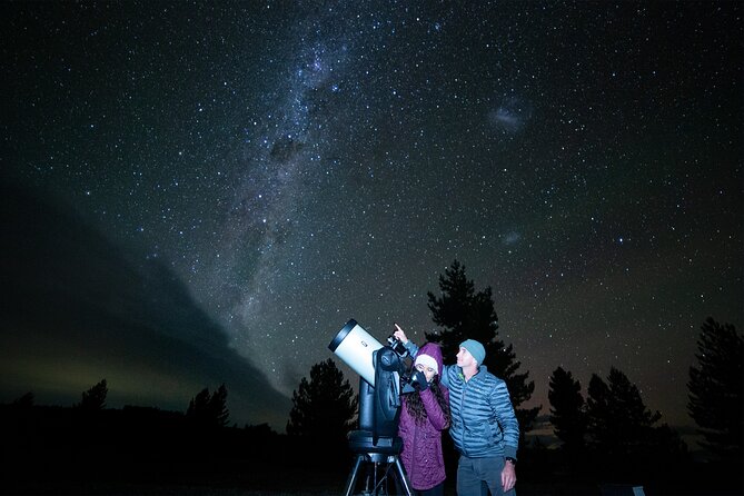 Chameleon Stargazing Shared Tour - Reclining seats, blankets, and a fire bowl