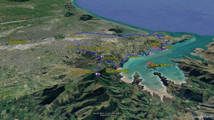 Christchurch: 1/2-Day Scenic Highlights Small Group Tour - The Sign of the Takahe and its old stone setting
