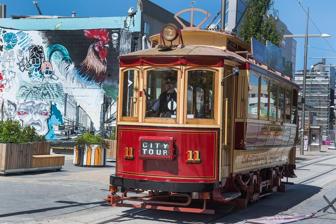 Christchurch Hop-On Hop-Off Tram - High Street, Re:START, and the rebuilt city center