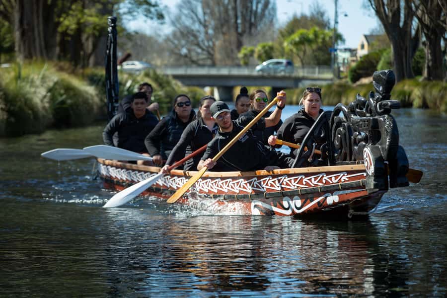 Christchurch: Waka Paddling Experience on the Avon River - The mihi and the meaning of the waka