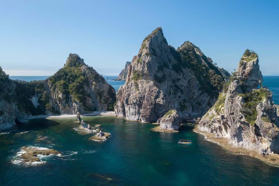 Coromandel: Aldermen Islands Marine Reserve Wildlife Cruise - Snorkeling in clear water, with realistic expectations