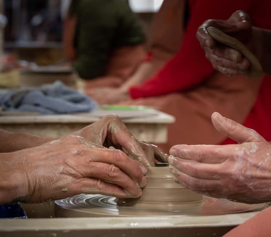 Coromandel: Wheel Throwing Pottery Class - The clay, tools, and apron are all included