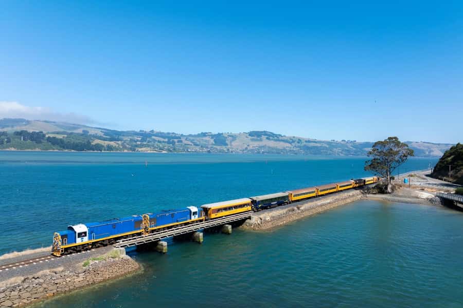 Dunedin: Scenic Railway Tour of Otago's Coastline - The first coastal views beyond the city