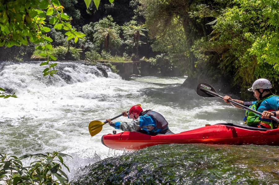 Epic Tandem Kayak Tour down the Kaituna River Waterfalls - Why the Kaituna River makes this trip different