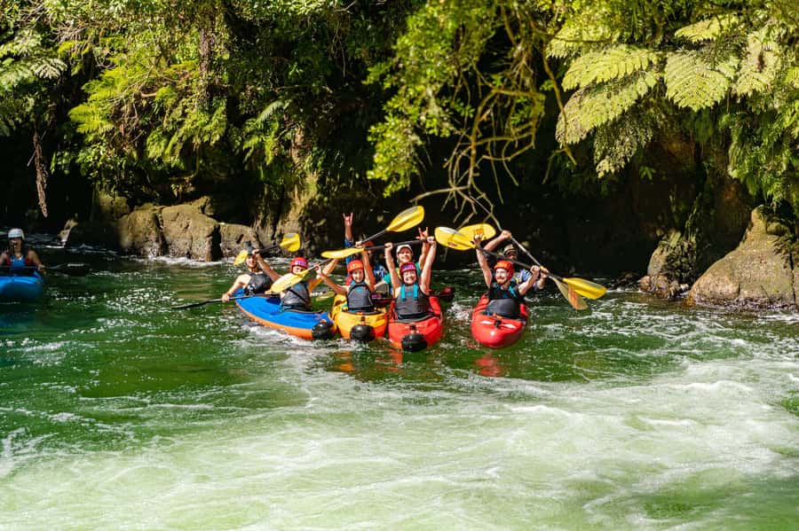 Epic Tandem Kayak Tour down the Kaituna River Waterfalls - Is $177 worth it?