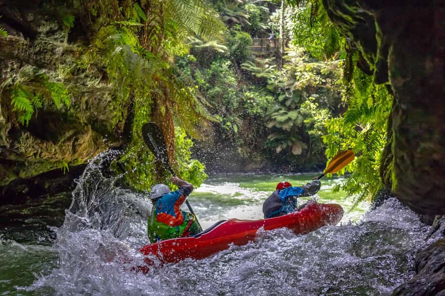 Epic Tandem Kayak Tour down the Kaituna River Waterfalls - Who should book, and who should skip it