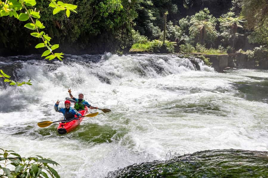 Epic Tandem Kayak Tour down the Kaituna River Waterfalls - Your first moments at 780 State Highway 33