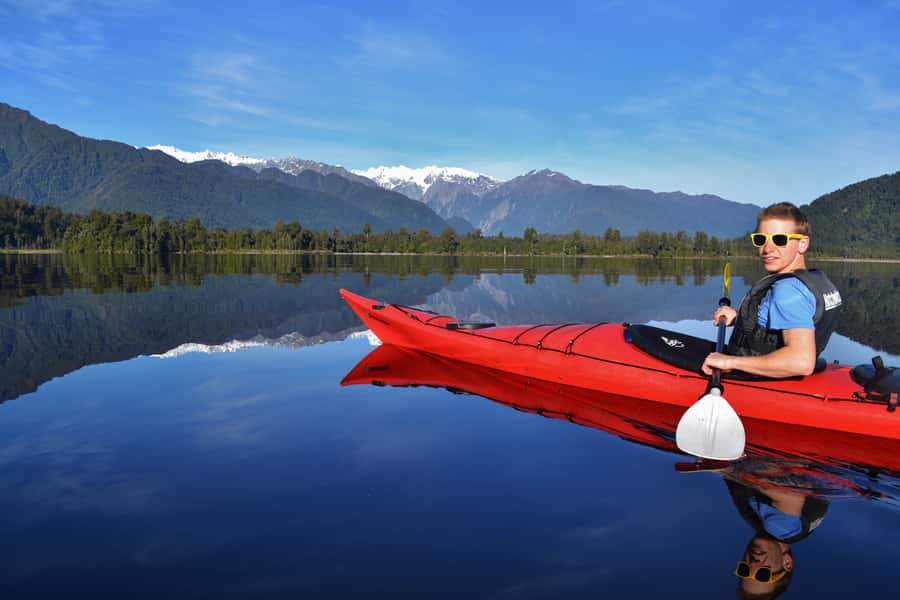 Franz Josef: 3-Hour Kayak Tour on Lake Mapourika - Entering the Okarito Kiwi Sanctuary