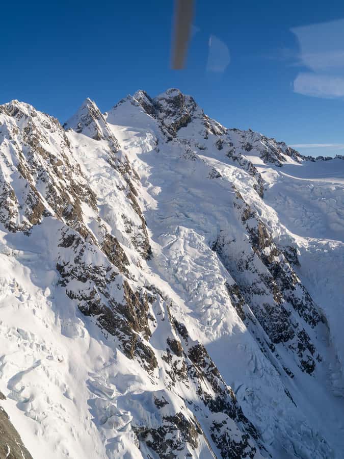 Franz Josef: 30-min Flight Franz Josef & Tasman Glaciers - Returning over Climber Col Pass