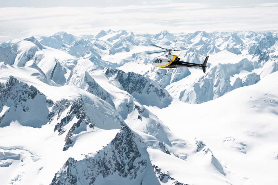 Franz Josef: The Grand Tour by Helicopter with Snow Landing - Mount Cook, Mount Tasman, and the Southern Alps