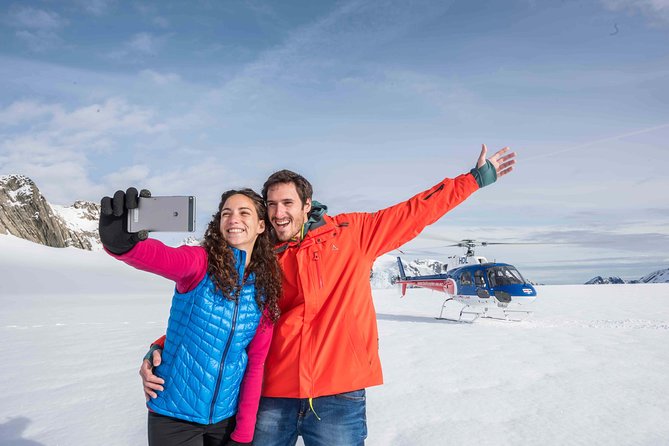 Franz Josef: Twin Glacier Helicopter Flight with Snow Landing - Flying over Franz Josef Glacier