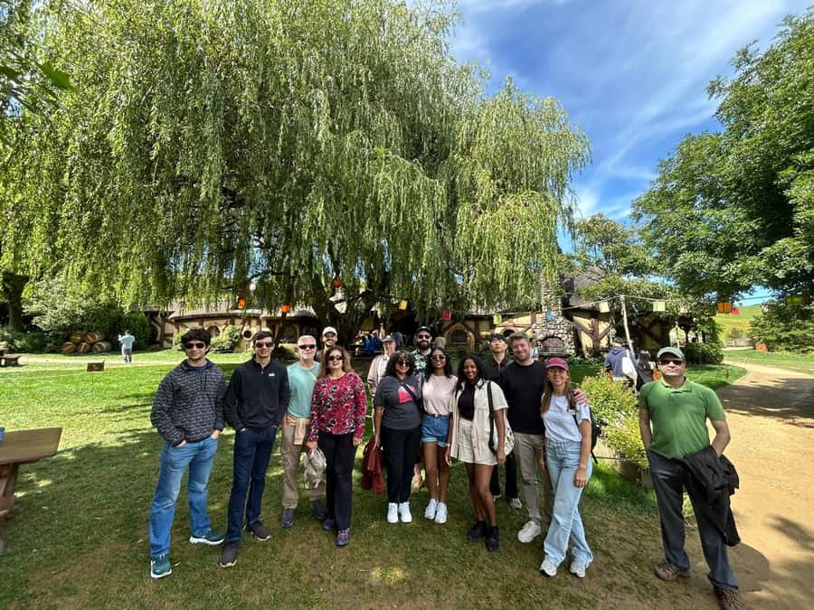 From Auckland: Hobbiton Movie Set Small Group Tour - The gardens and Hobbit Holes reward a slow look