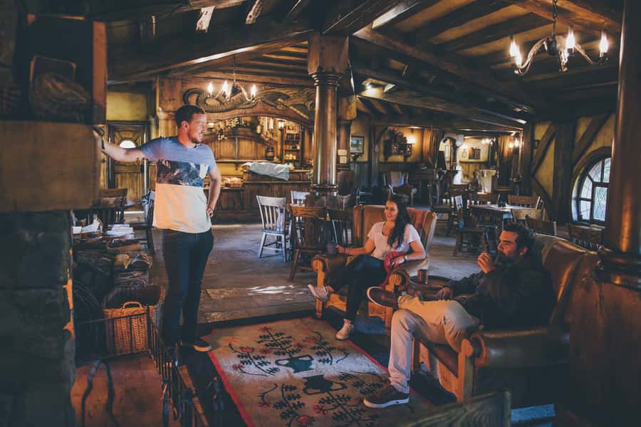 From Matamata: Guided Hobbiton Experience with Bus Transfers - Inside a furnished Hobbit house