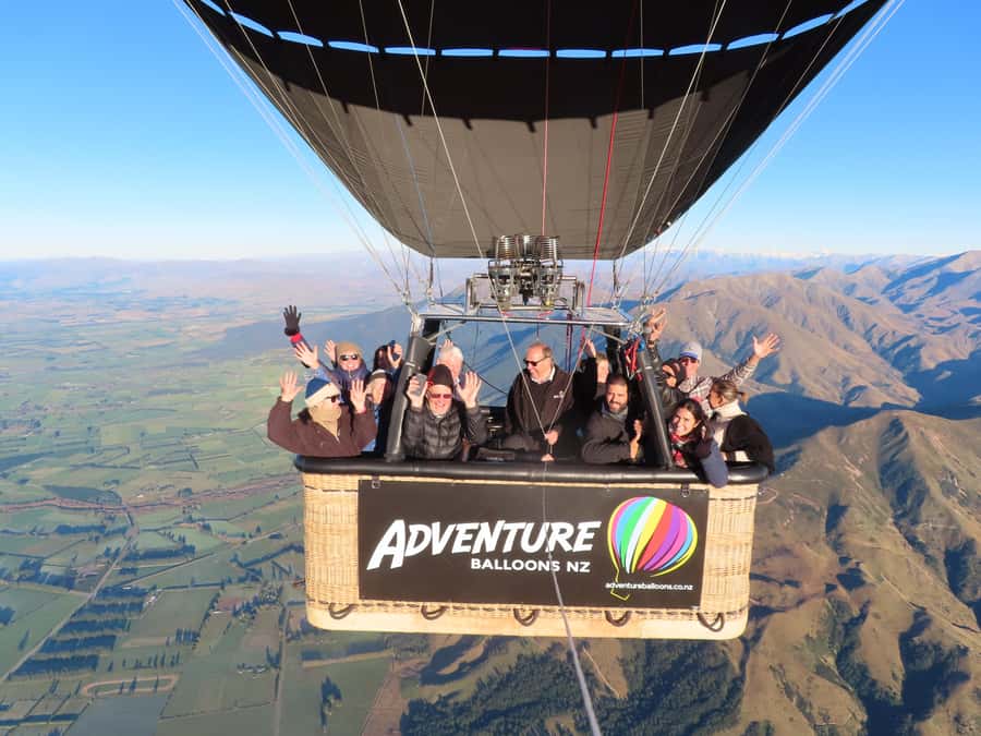 From Methven: Hot Air Balloon Flight in Canterbury with Wine - Price and what you receive for $227