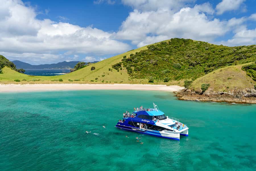 From Paihia: Full-Day Bay of Islands Cruise - A working boat route turned full-day cruise