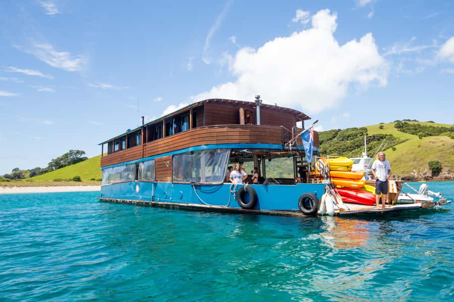From Paihia: The Rock Adventure Overnight Cruise - Sunset fishing and a barbecue dinner