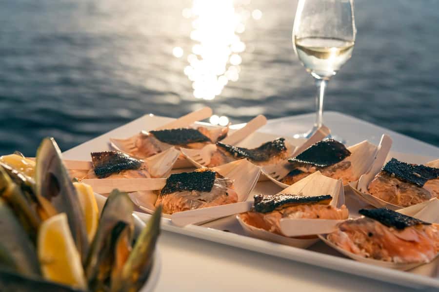 From Picton: Marlborough Sounds Cruise with Seafood - Leaving Picton behind at the marina