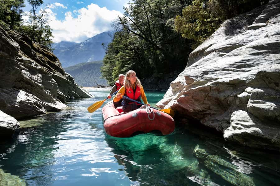 From Queenstown: Dart River Canoe & Jet Boat Day Trip - The Funyak paddle is the heart of the day
