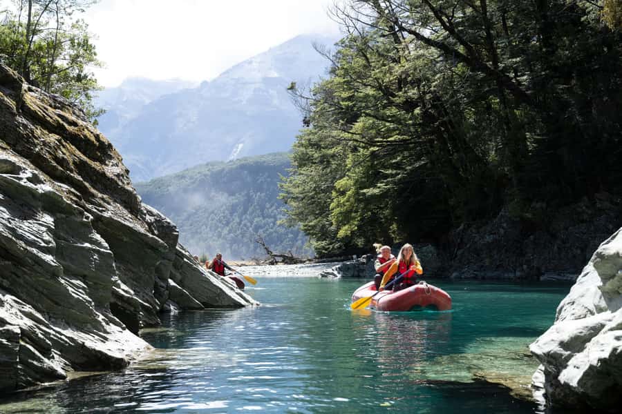 From Queenstown: Dart River Canoe & Jet Boat Day Trip - Rockburn Chasm provides the quietest moment