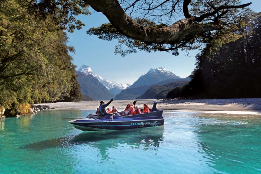 From Queenstown: Dart River Wilderness Jet Boat Experience - Check-in and getting ready at the Dart River base